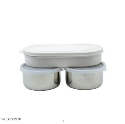 Tiffin box with Bag for office use set of 1