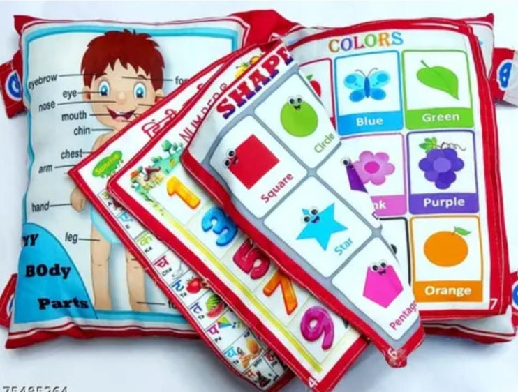 Alphabet characters kids pillow