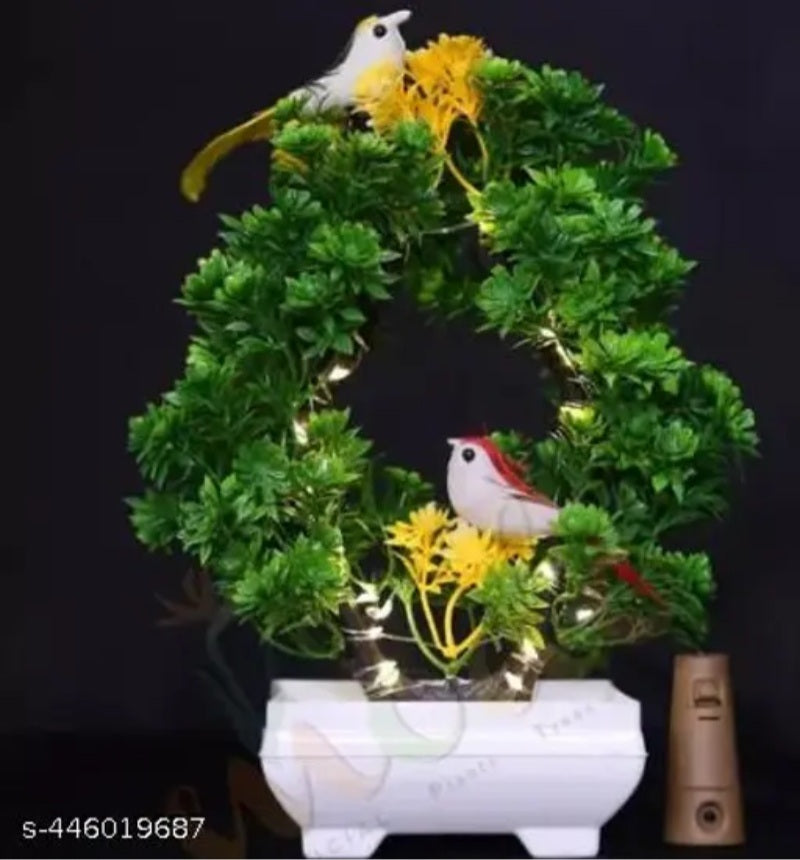 Artificial Bonsai tree with light &sparrow