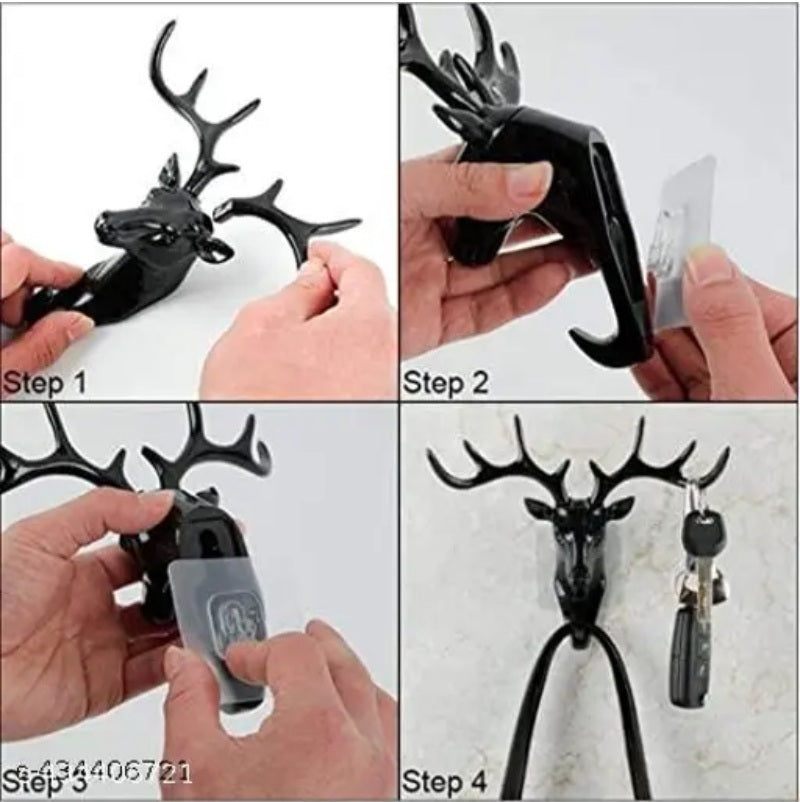 Plastic Deer Head hanging Hook