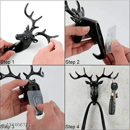 Plastic Deer Head hanging Hook